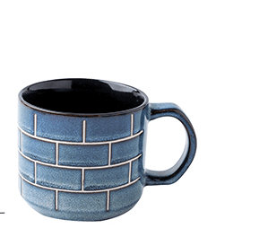 Vintage Style Ceramic Cup Blue Pink Coffee Cup Mug Mug Ho…