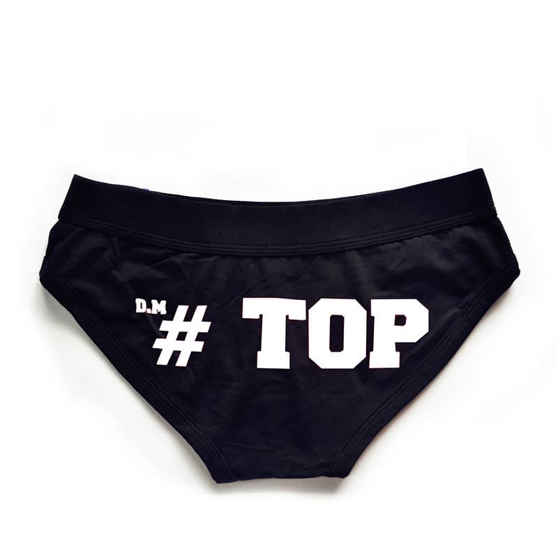 Men's fashionable plain color letter printed shorts