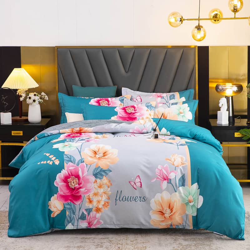 Thickened Brushed Four-piece Winter Bed Sheet And Duvet C…