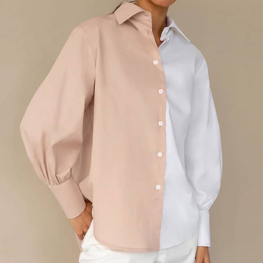 Temperament Commuter Long-sleeved Simple Niche Design Sen…