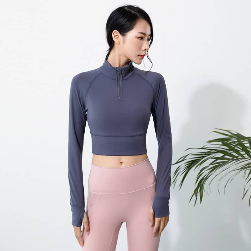 Simple Long-sleeved Women's Tight-fitting Running Fitness…