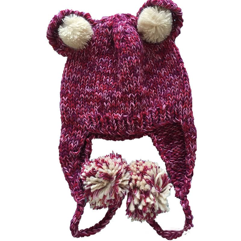 Women's Autumn And Winter Cute Hand Knitted Ear Protectio…