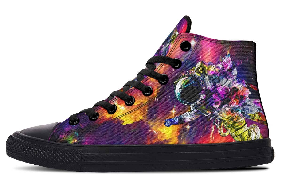 Printed Couple High-top Canvas Shoes