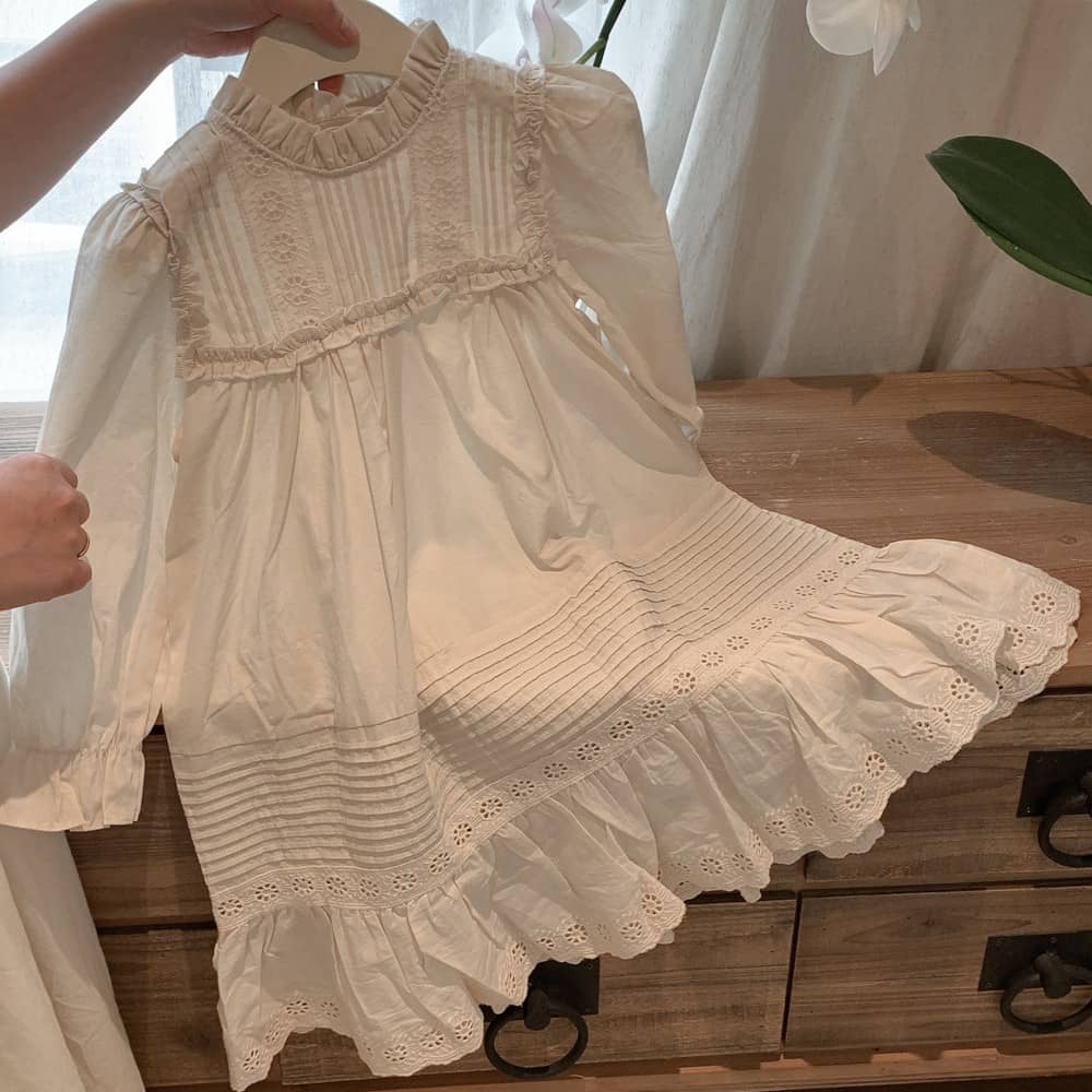 Mori Style Doll Collar Sweet Long Sleeve Dress Fashion