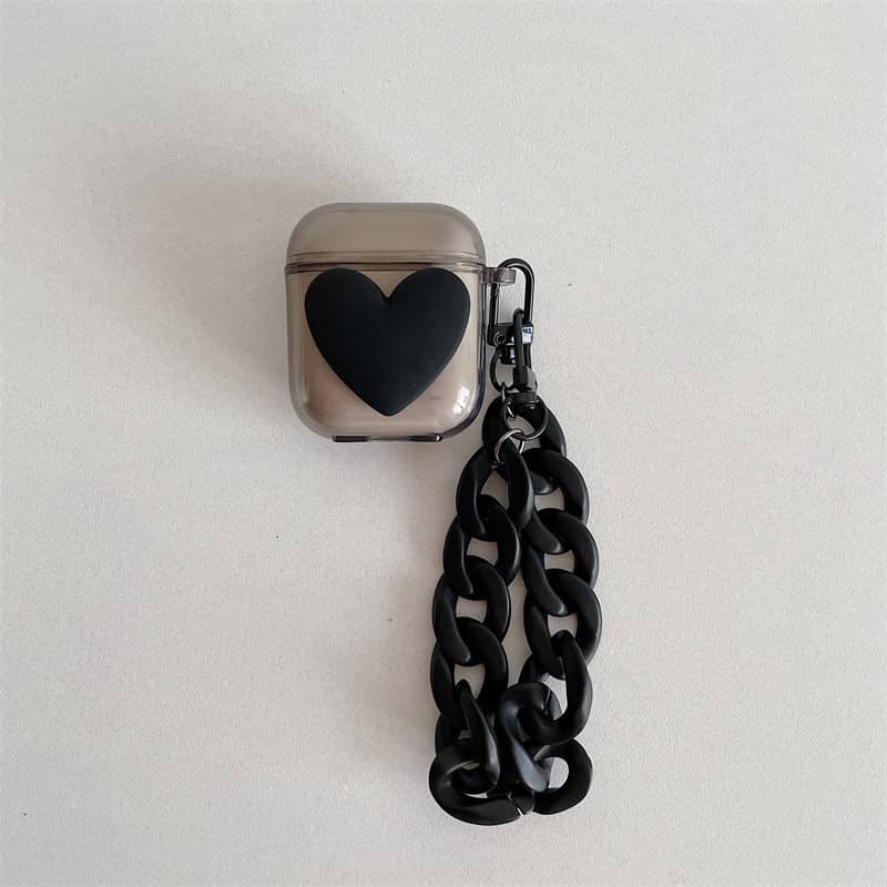 Personalized Simple Love Earphone Protective Cover