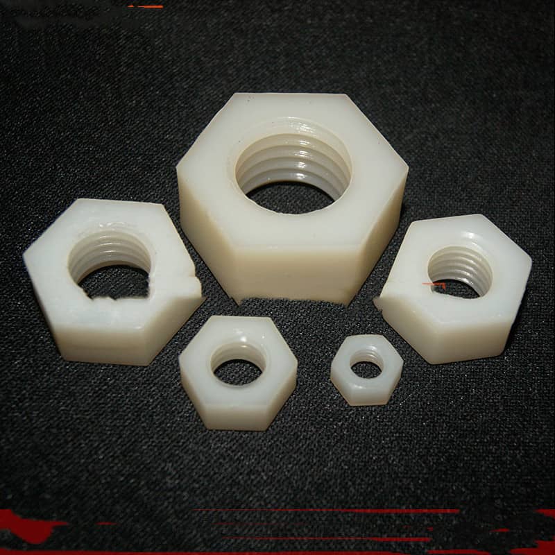 Plastic Hex Nut Nylon PA Insulation Corrosion Resistant