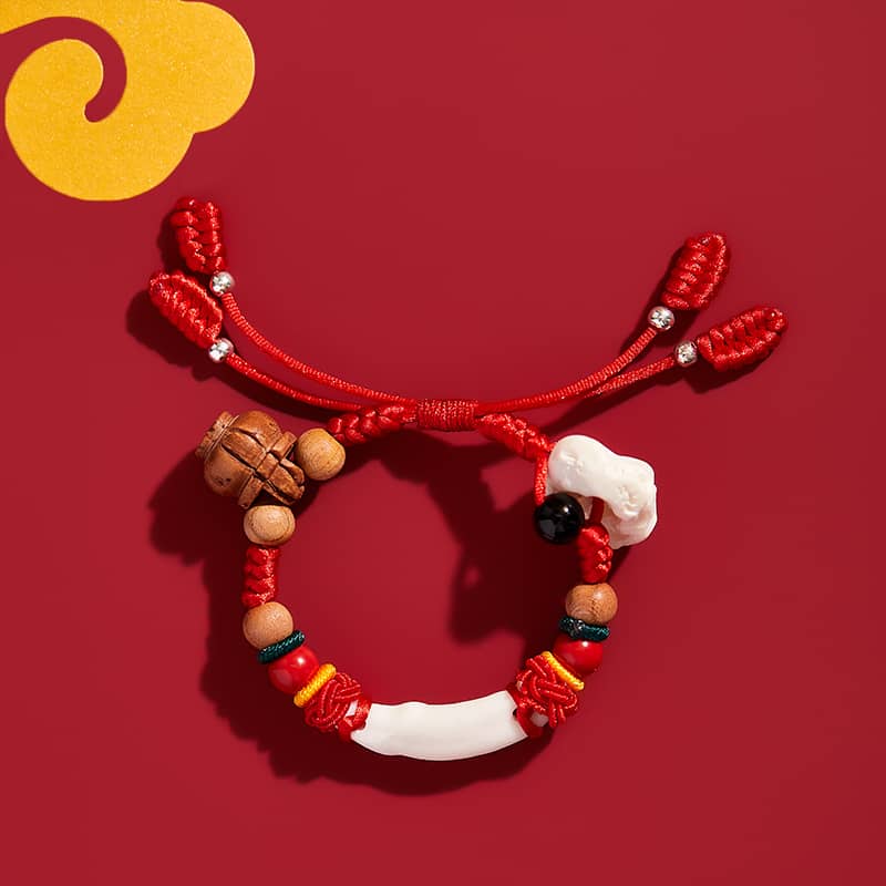Baby And Infant Red Rope Pig Auditory Ossicle Mahogany Br…