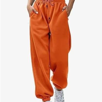Women's Loose Leisure Sports Drawstring Wide Leg Ankle Ba…
