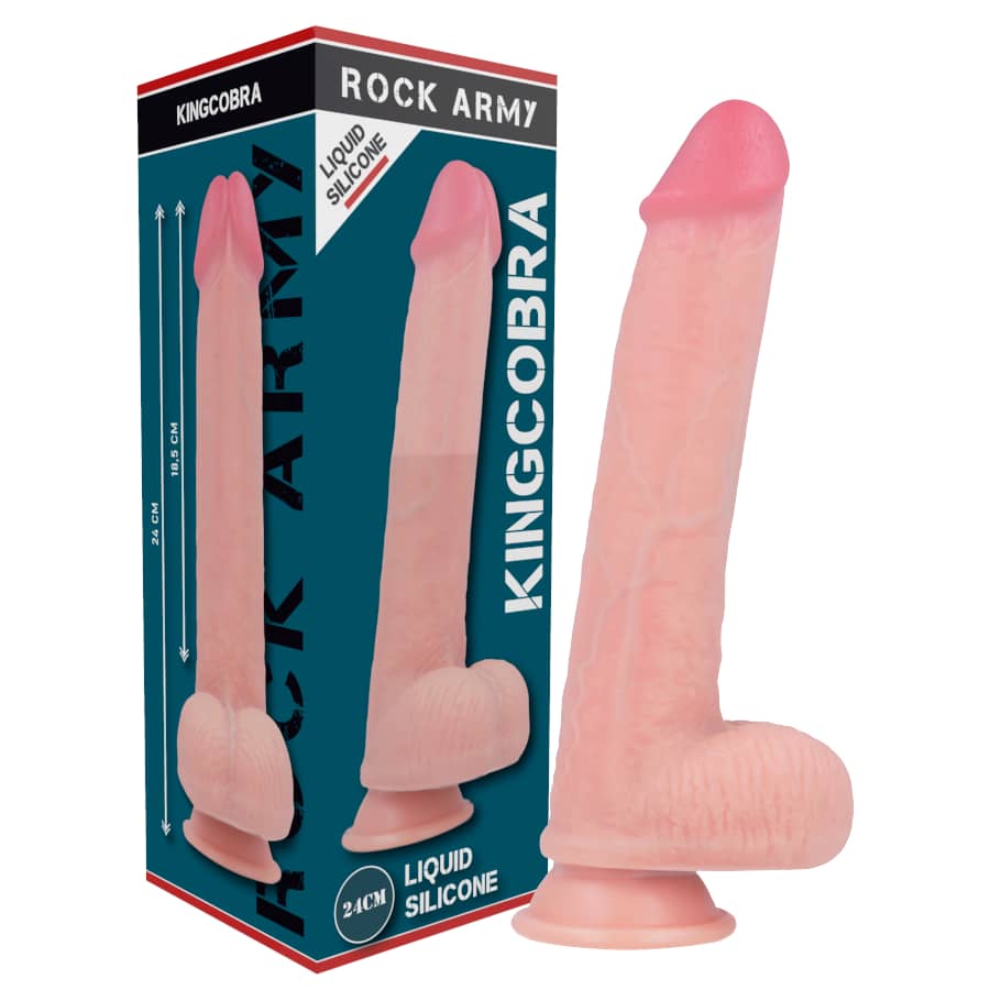 ROCKARMY - LIQUID SILICONE PREMIUM KINGCOBRA REALISTIC 24…