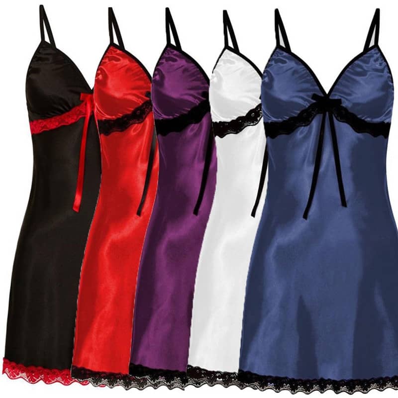 Lace lace suspender nightdress