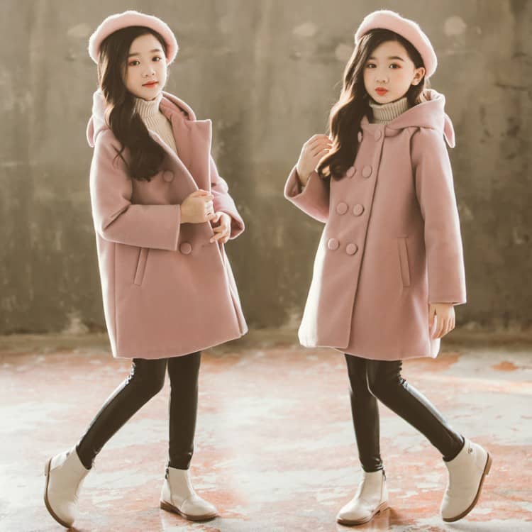 Web celebrity woolen coat