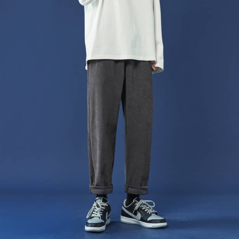 Men's Loose Corduroy Drape Casual Sports Pants