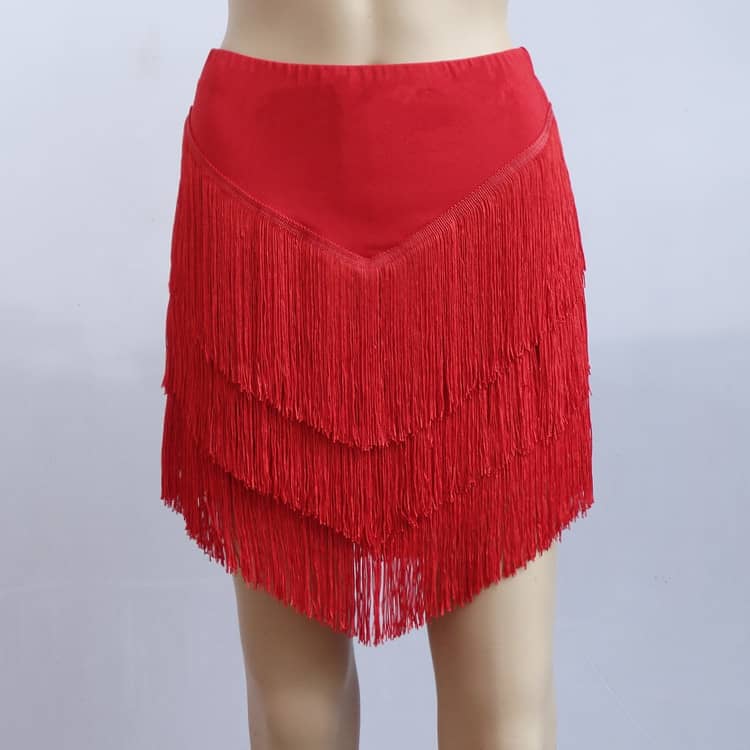 Women's SkirtLatin Dance Tassel Skirt For Women's Adult S…